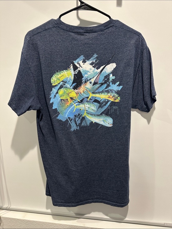 Guy Harvey Other - Guy Harvey Men's Crewneck T-Shirt in Heather Navy